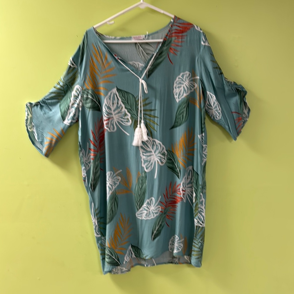 Halife Tropical Print Women's Top